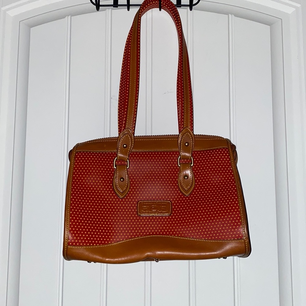 Vintage Dooney & Bourke Cabrio Leather Classic Satchel